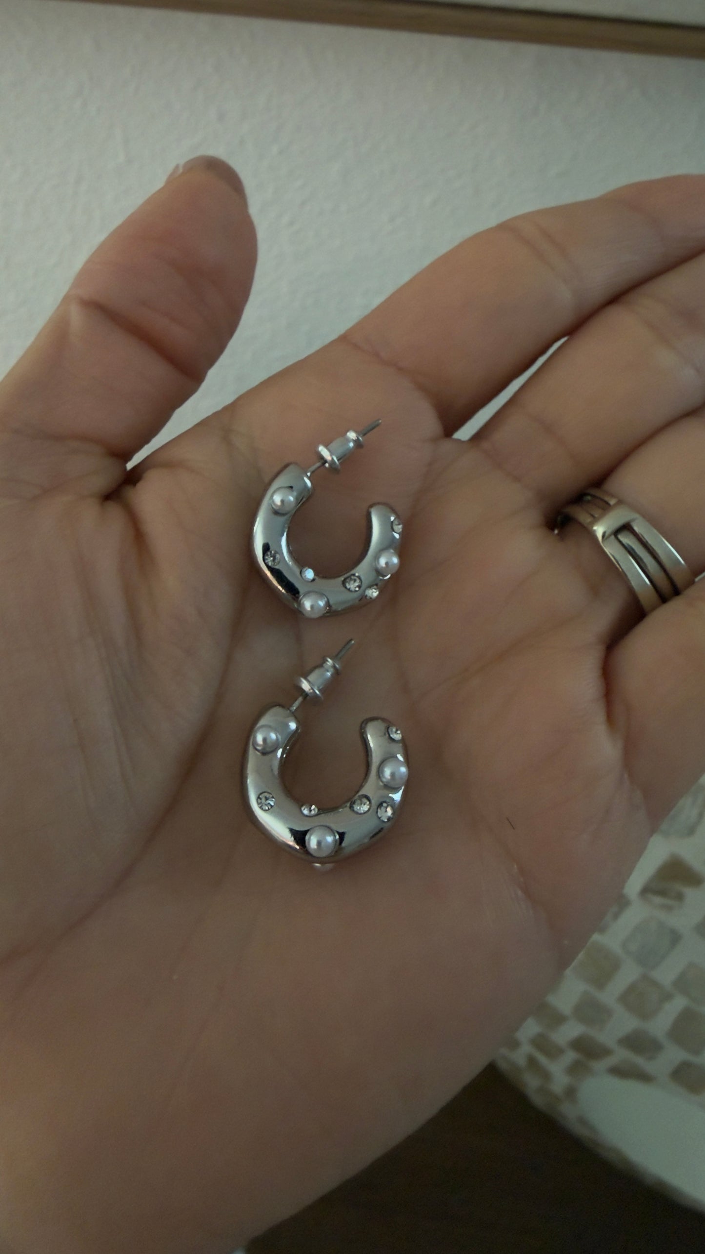 Leah Silver earrings