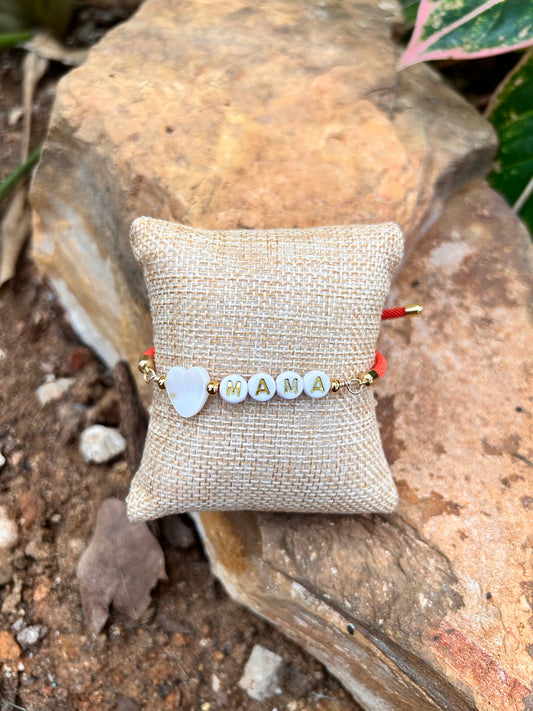 Mamá orange bracelet