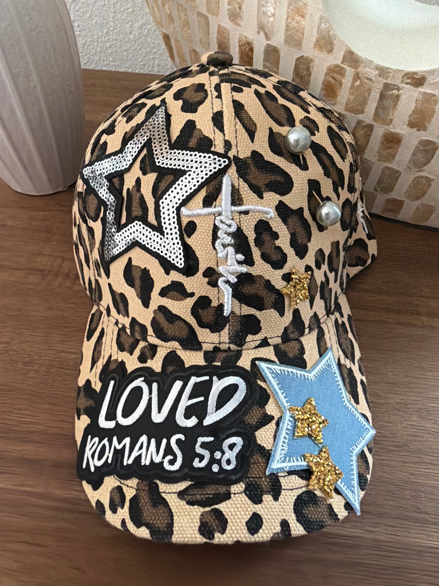 Loved animal print hat