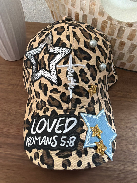 Loved animal print hat