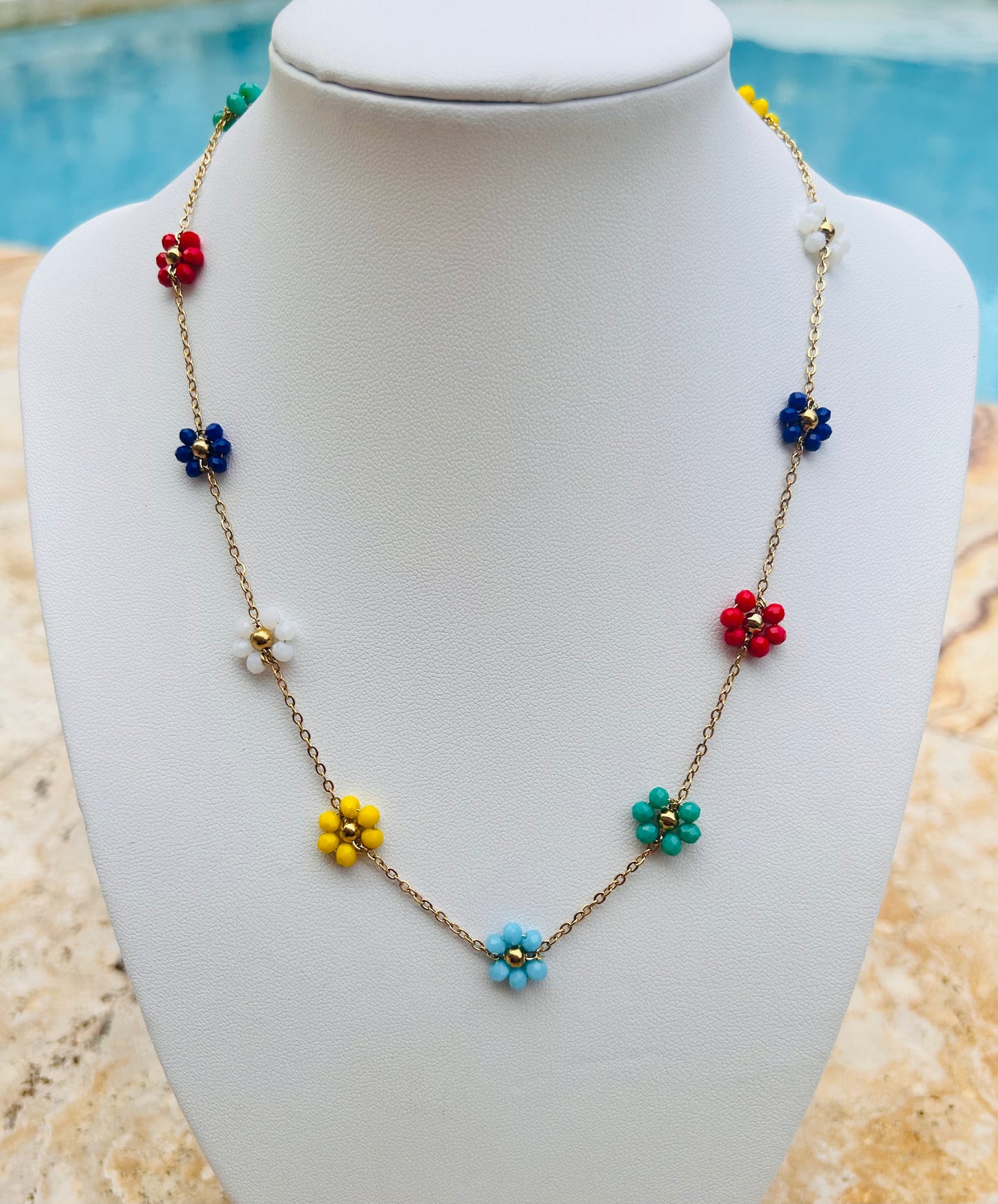 Flowers necklace