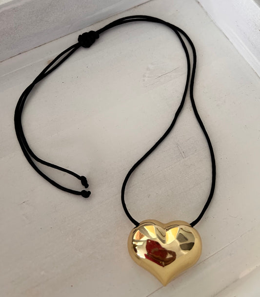 Chunky heart necklace