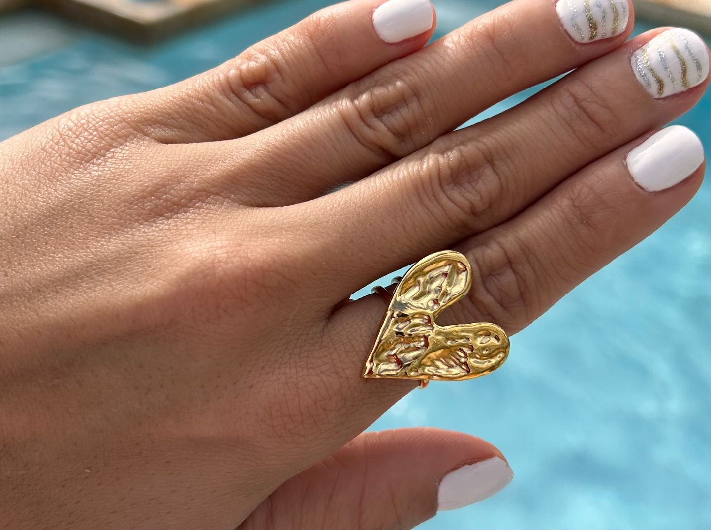 Gold Heart Ring