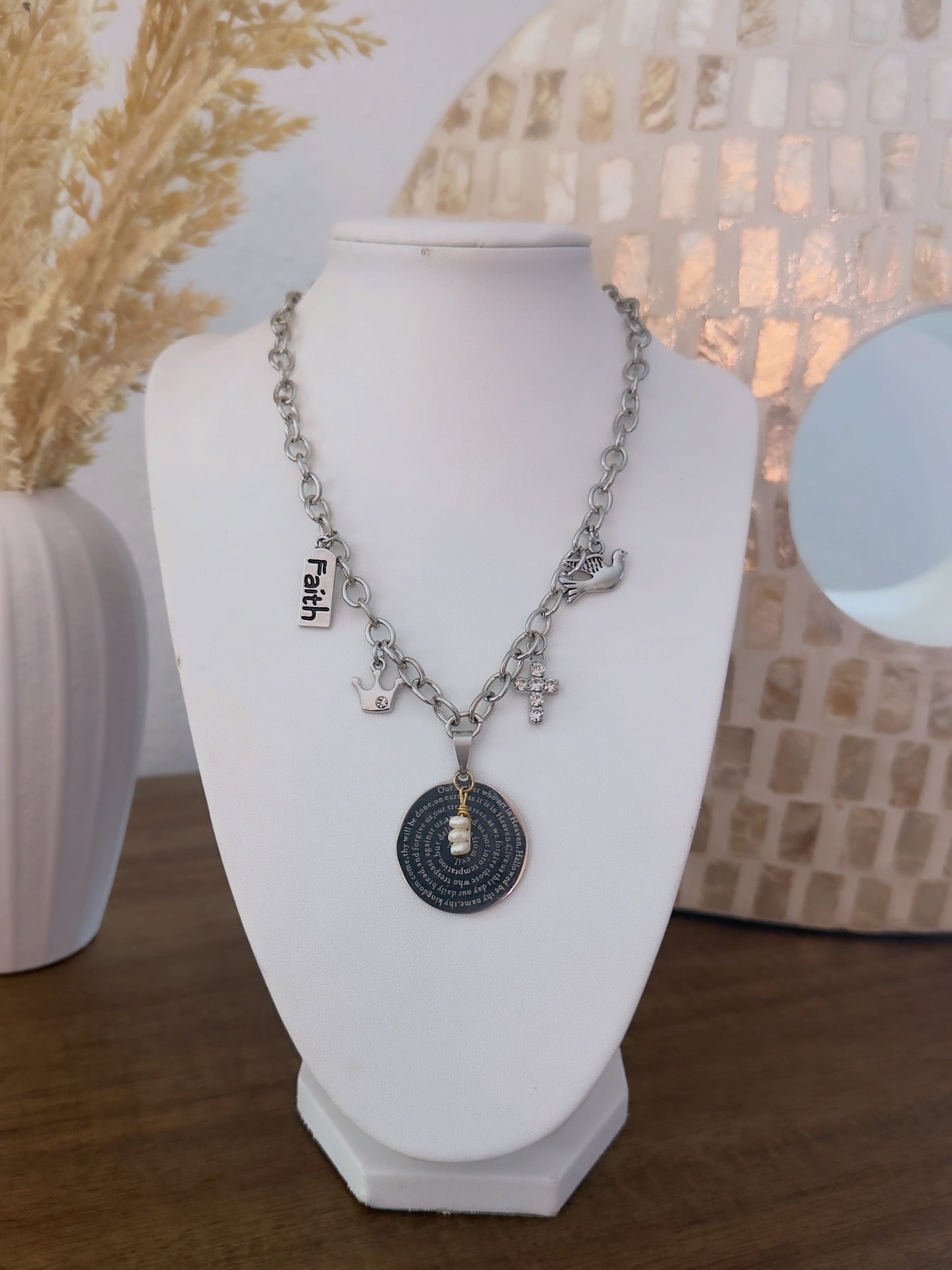 Holy spirit necklace
