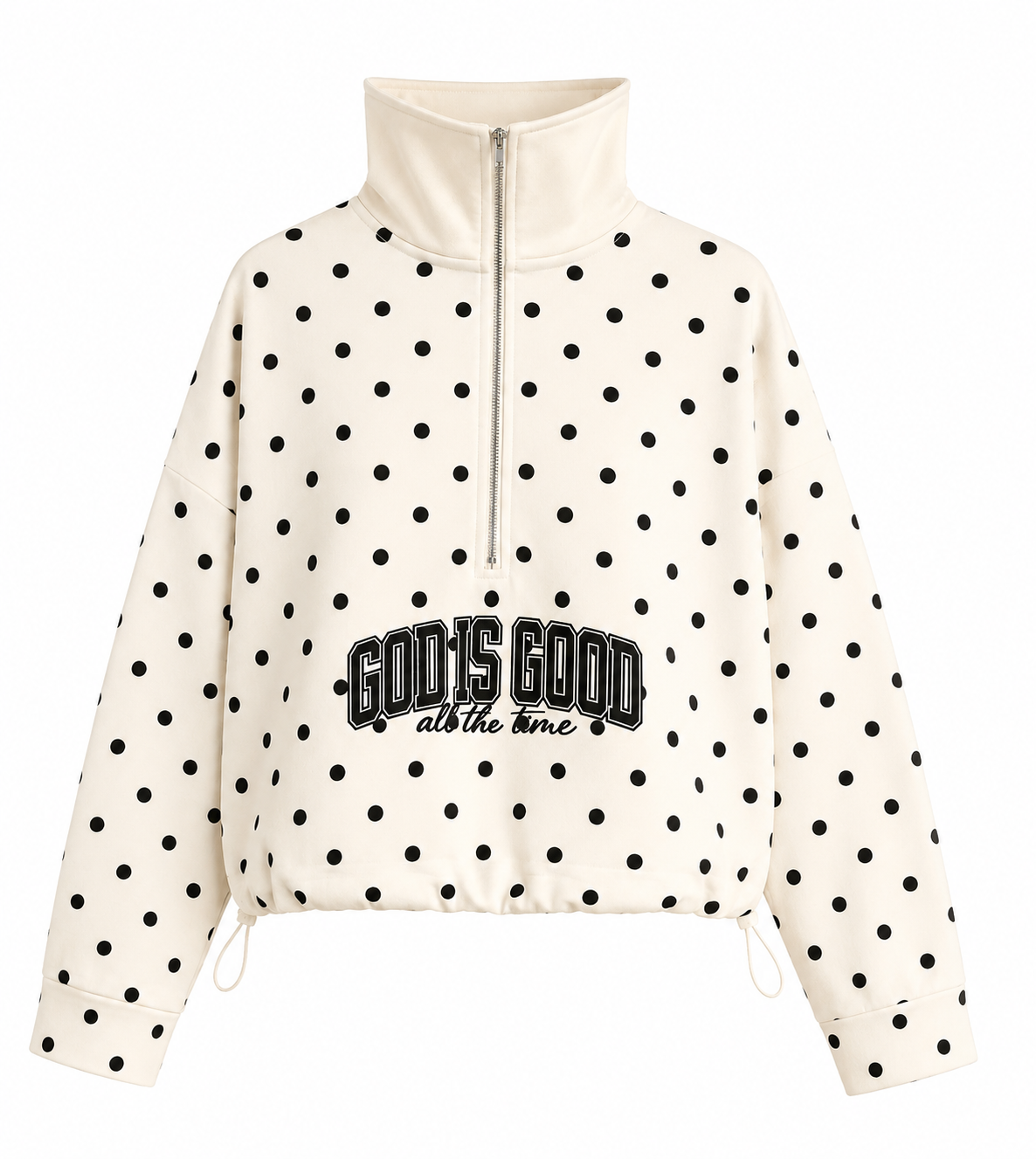Polka dots lightweight sweater